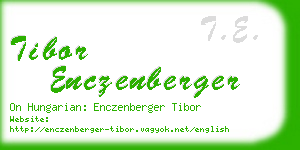 tibor enczenberger business card